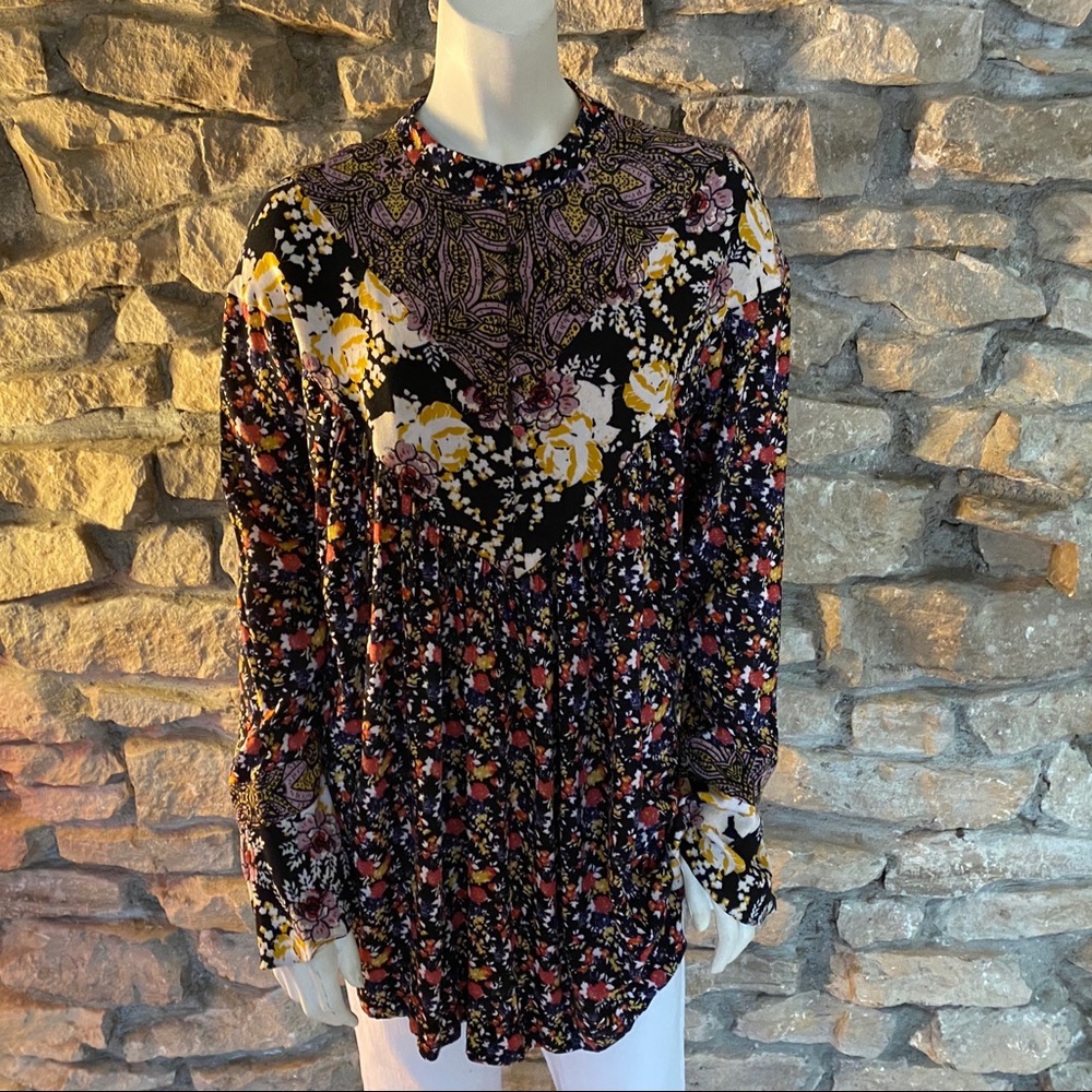 Free People Multicolored Tunic Size Small